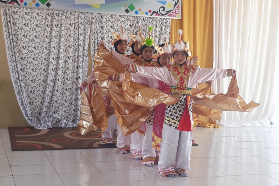 Aksi Tarian Siswa
